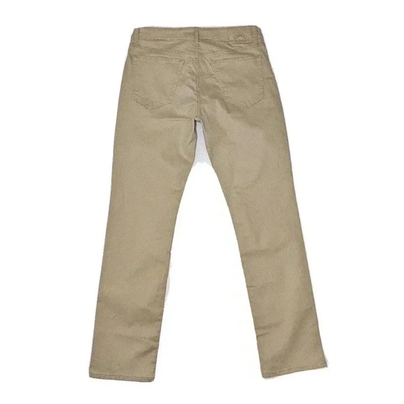 Rising Sun and Co Khaki Beige Tan Slim Straight Pants Size 34 x 32 Cotton Blend - Picture 2 of 6